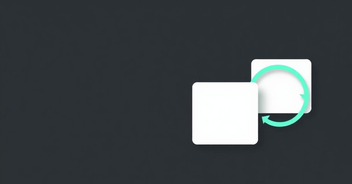 Static QR code next to a dynamic QR code with an update arrow